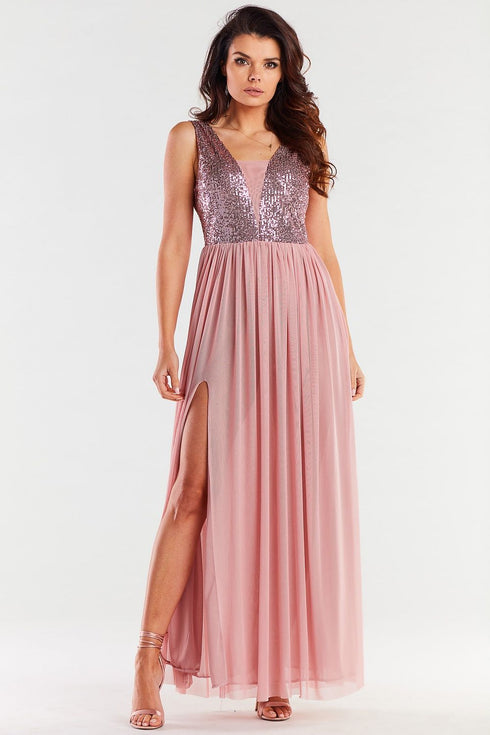 Robe longue model 174300 awama